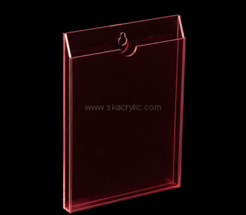 Custom acrylic hanging brochure holder