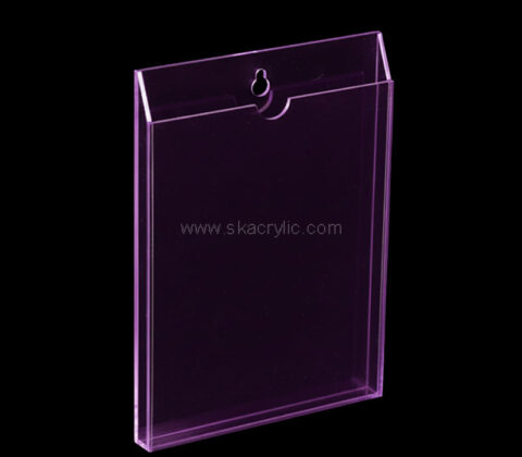 Custom acrylic hanging pamphlet holder