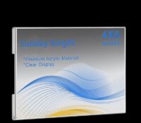 Custom acrylic wall poster sign holder BS-504 Custom acrylic wall poster sign holder