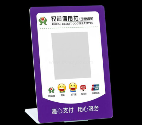 Custom acrylic clinics payment sign