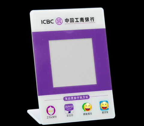 Custom acrylic hotels payment sign