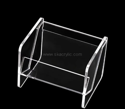Custom acrylic business card holder