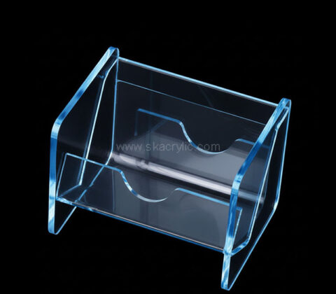 Custom acrylic brand presentation business card holder