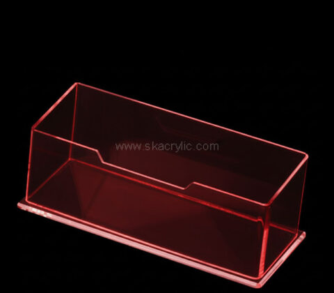 Custom acrylic professional events business card holder