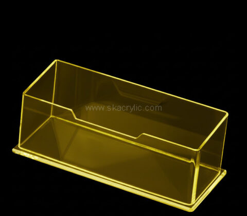 Custom acrylic retail counter business card holder