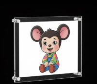 Custom acrylic floating galleries artwork frame BS-522 Custom acrylic floating galleries artwork frame