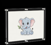 Custom acrylic floating galleries paintings frame BS-523 Custom acrylic floating galleries paintings frame