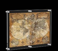 Custom acrylic floating map frame BS-524 Custom acrylic floating map frame