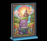 Custom acrylic 5 X 7 artwork frame SH-1070 Custom acrylic 5 X 7 artwork frame