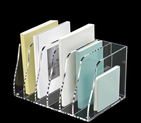 Custom acrylic desk book holder