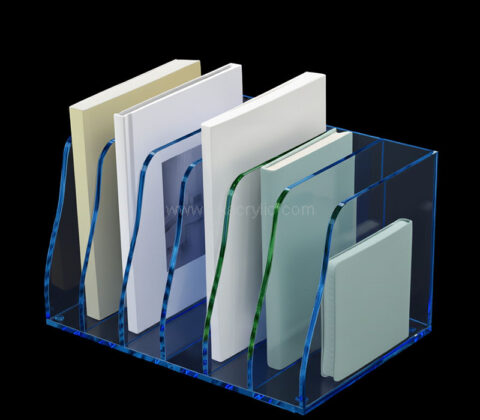 Custom acrylic 6 dividers book holders
