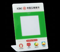 Custom acrylic financial counters payment sign SH-1072 Custom acrylic financial counters payment sign