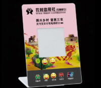 Custom acrylic shops QR code scanning sign SH-1078 Custom acrylic shops QR code scanning sign