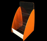 Custom acrylic 3 tiers literature holders BH-2634 Custom acrylic 3 tiers literature holders