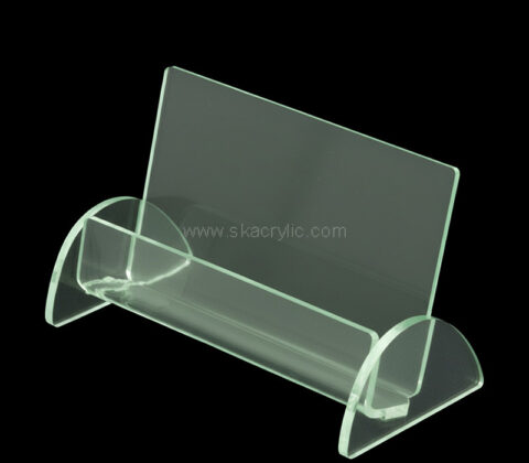 Custom acrylic business name card holder
