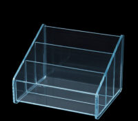 Custom acrylic 3 dividers brochures holders BH-2638 Custom acrylic 3 dividers brochures holders
