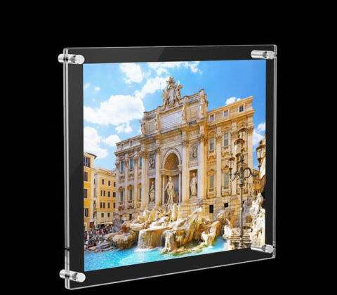 Custom acrylic hanging photo frame