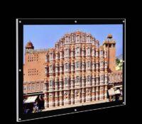 Custom acrylic wall mounted frameless photo frame BS-540 Custom acrylic wall mounted frameless photo frame
