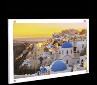 Custom acrylic floating frameless photo frame BS-541 Custom acrylic floating frameless photo frame