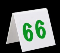 Custom acrylic tent table numbers sign for restaurant SH-1090 Custom acrylic tent table numbers sign for restaurant