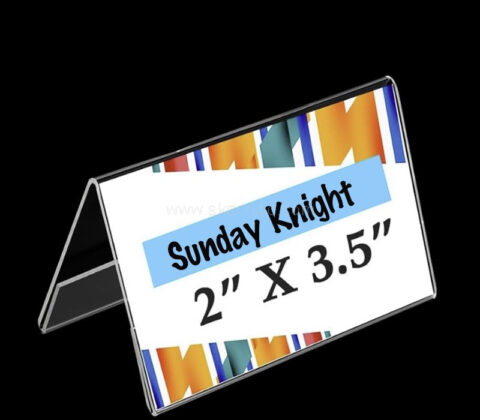 Custom acrylic sign display holder