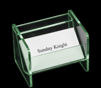 Custom acrylic front desks business card holder BH-2644 Custom acrylic front desks business card holder