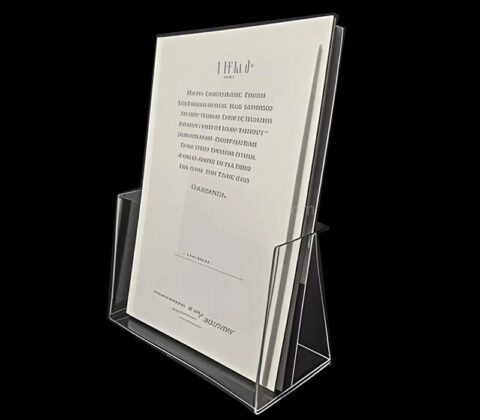 Custom acrylic retail stores literature holder