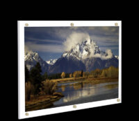 Custom acrylic wall hanging poster frame BS-550 Custom acrylic wall hanging poster frame