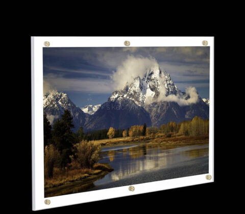 Custom acrylic wall hanging poster frame