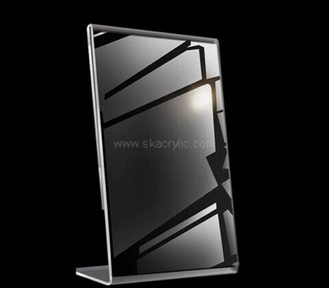 Custom acrylic L shape sign holder