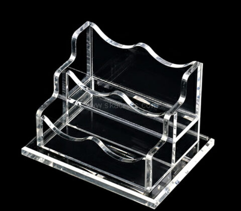 Custom acrylic 2 tires business name holders