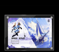 Custom acrylic wall poster holder BS-554 Custom acrylic wall poster holder