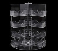 Custom acrylic 4 tiers business card holders BH-2676 Custom acrylic 4 tiers business card holders