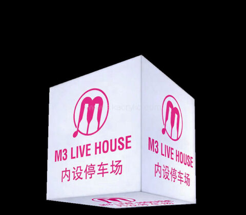 Custom acrylic wall LED light box sign