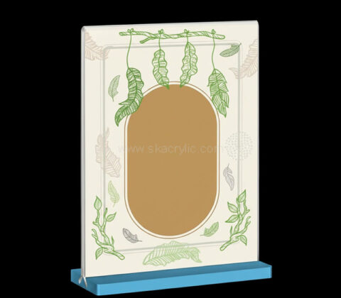 Custom acrylic double-sided sign holder