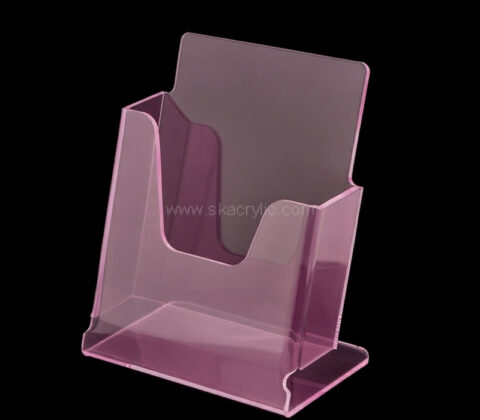 Custom acrylic flyer brochure holder