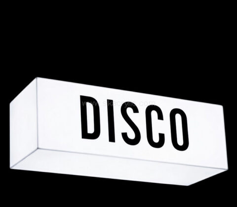 Custom acrylic wall LED signboard