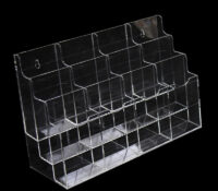 Custom acrylic multi pockets leaflet display holders BH-2692 Custom acrylic multi pockets leaflet display holders