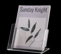 Custom acrylic countertop brochure display stand holder BH-2696 Custom acrylic countertop brochure display stand holder