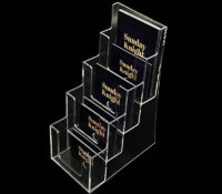 Custom acrylic 4 tiers catalog stand holder BH-2701 Custom acrylic 4 tiers catalog stand holder
