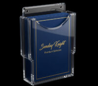 Custom acrylic wall mounted pamphlets holder BH-2703 Custom acrylic wall mounted pamphlets holder