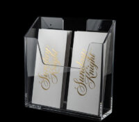 Custom acrylic wall literature pamphlets holder BH-2704 Custom acrylic wall literature pamphlets holder