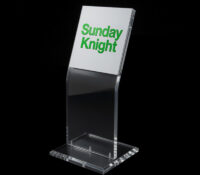 Custom acrylic floor standing sign holder SH-1143 Custom acrylic floor standing sign holder