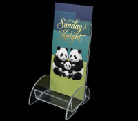 Custom acrylic countertop flyer stand holder BH-2710 Custom acrylic countertop flyer stand holder