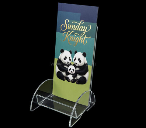 Custom acrylic countertop flyer stand holder