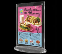 Custom acrylic replacement magnetic menu sign holder SH-1158 Custom acrylic replacement magnetic menu sign holder