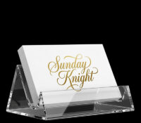 Custom acrylic cute business name card holder BH-2716 Custom acrylic cute business name card holder