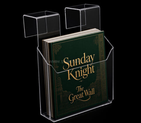 Custom acrylic hanging cataloge holder