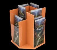 Custom acrylic spinning multi pockets pamphlets holders BH-2736 Custom acrylic spinning multi pockets pamphlets holders