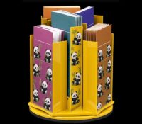 Custom acrylic spinning multi-pockets pamphlet holders BH-2741 Custom acrylic spinning multi-pockets pamphlet holders
